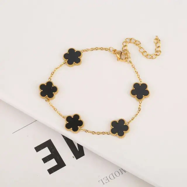Flower Bracelet and Necklace