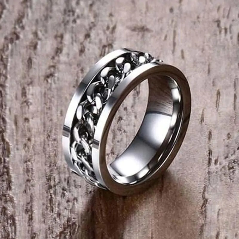 Chained Spinner Ring