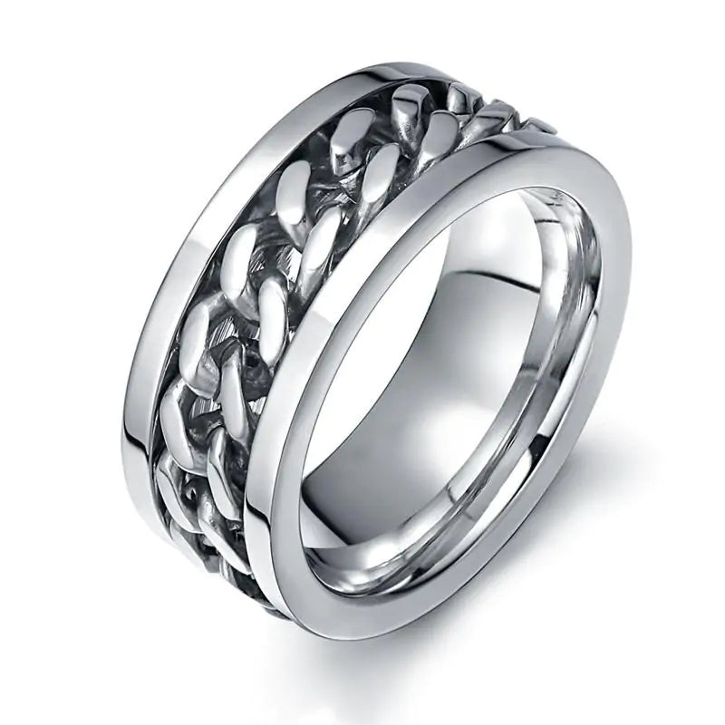 Chained Spinner Ring