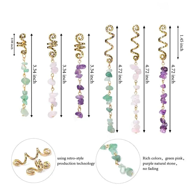 Crystals Hair Jewelry