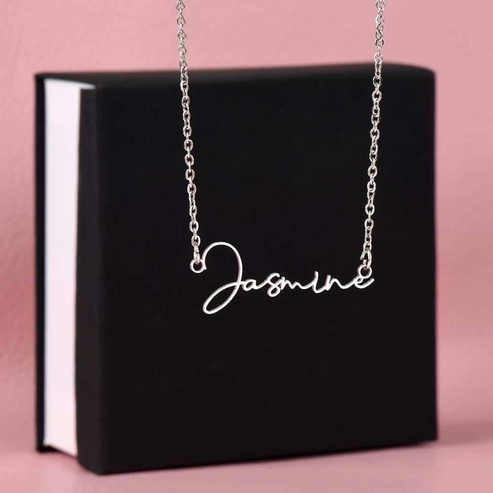 Minimalist Signature Necklace