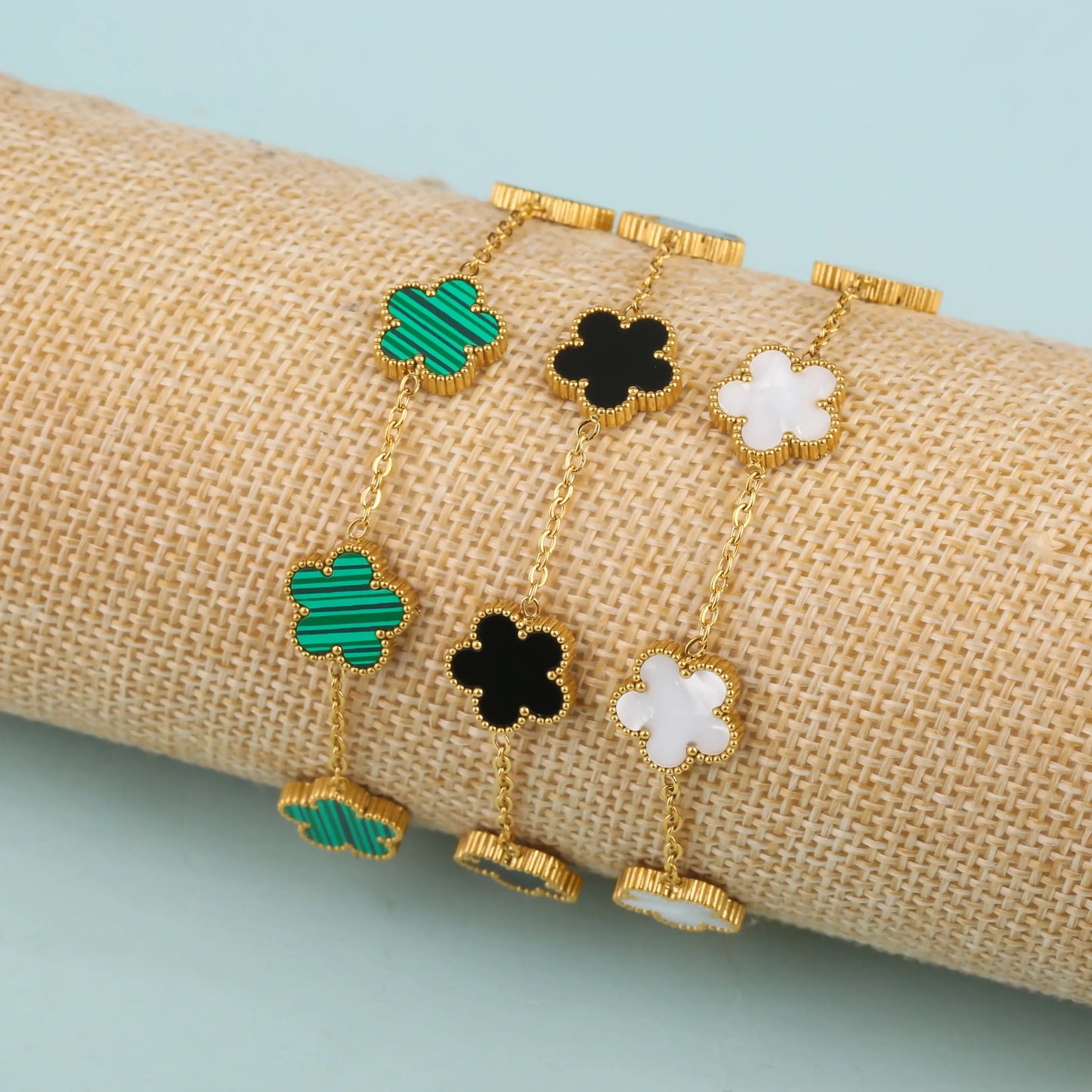 Flower Bracelet and Necklace