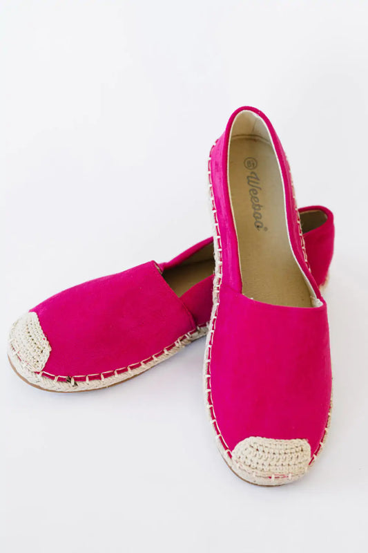 The Fuchsia Espadrilles