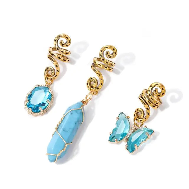 Crystals Hair Jewelry