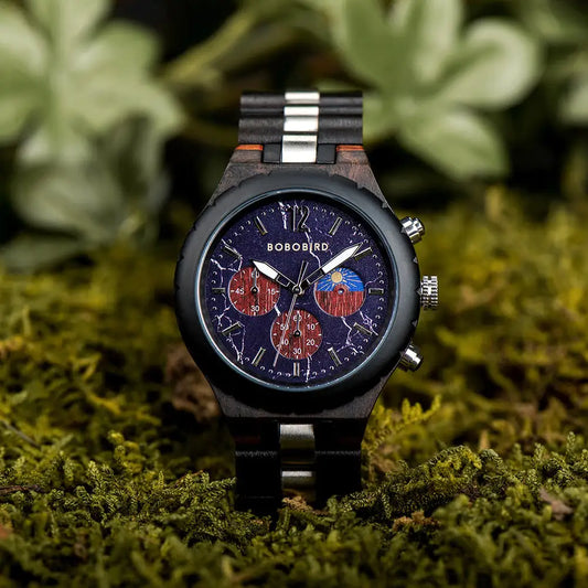 Wooden Chronograph Watch