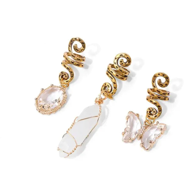 Crystals Hair Jewelry