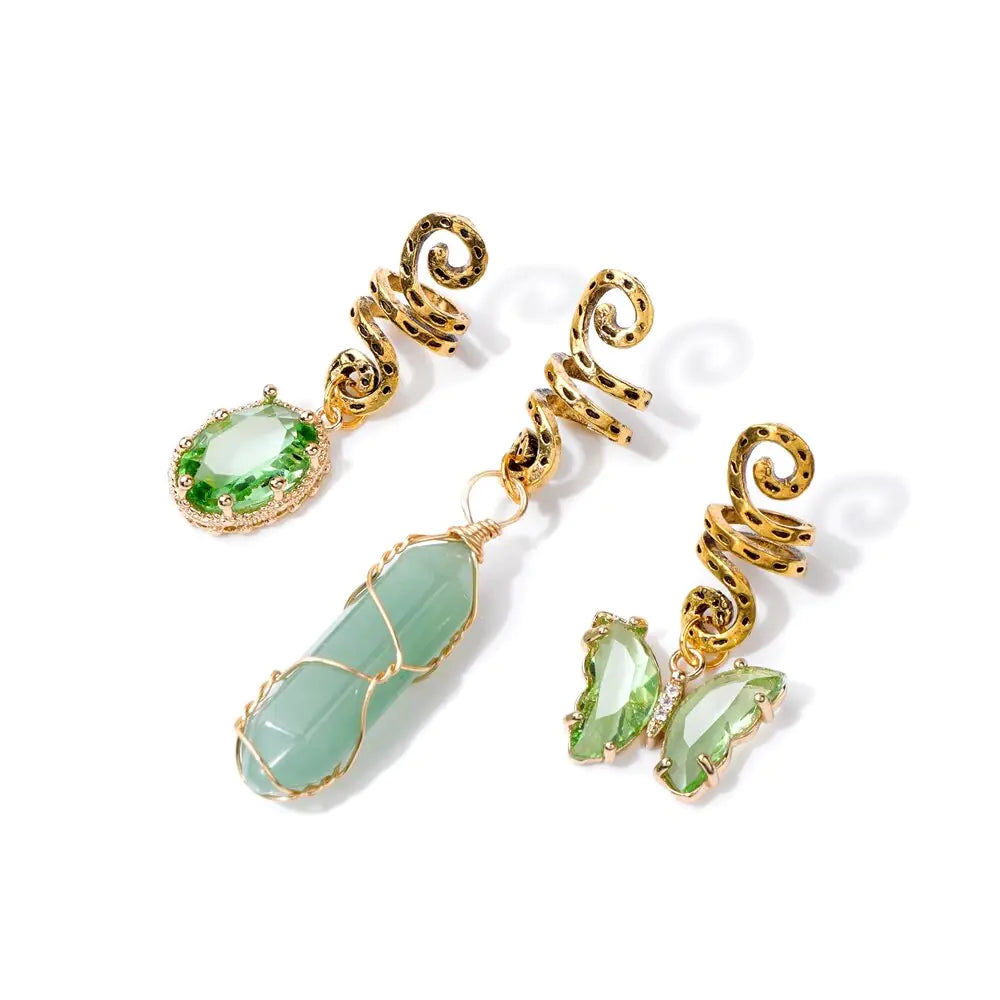 Crystals Hair Jewelry