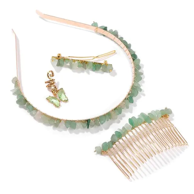 Crystals Hair Jewelry